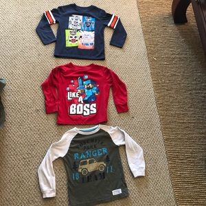 Bundle of Boys long sleeve tees